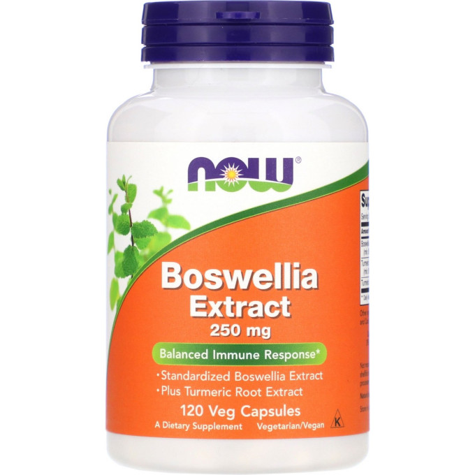 NOW FOODS EXTRACT BOSWELLIA 250 мг - 120 капсул NS32952