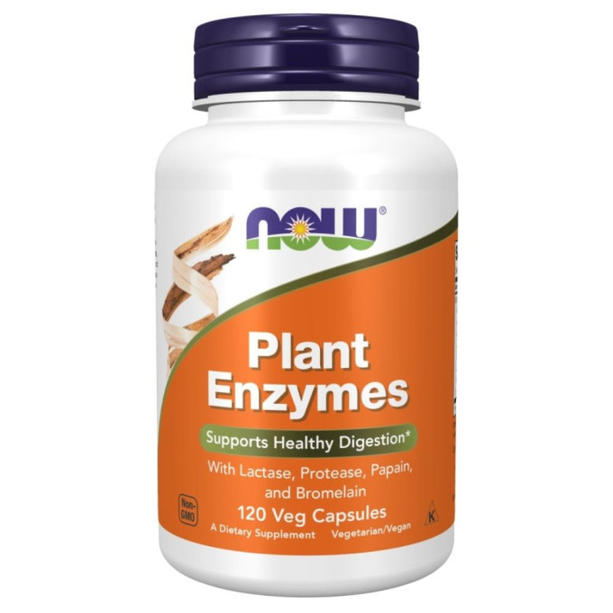 Энзимы Растительные NOW FOODS PLANT ENZYMES 120 капсул NS31105