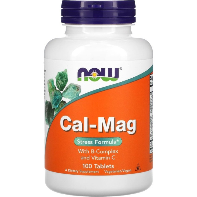 Кальций-Магний NOW FOODS CAL-MAG STRESS FORMULA, 100 таблеток NS29491