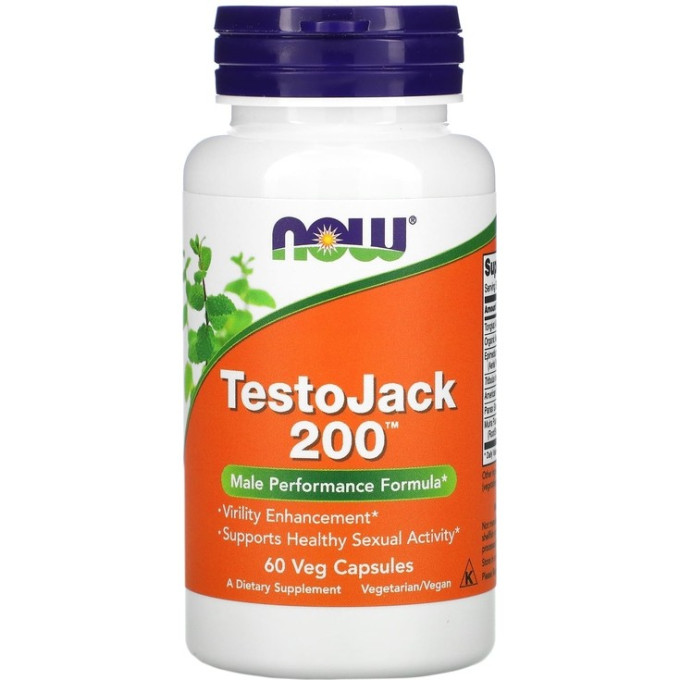 Комплекс NOW TestoJack 200, 200 мг - 60 капсул NS33005