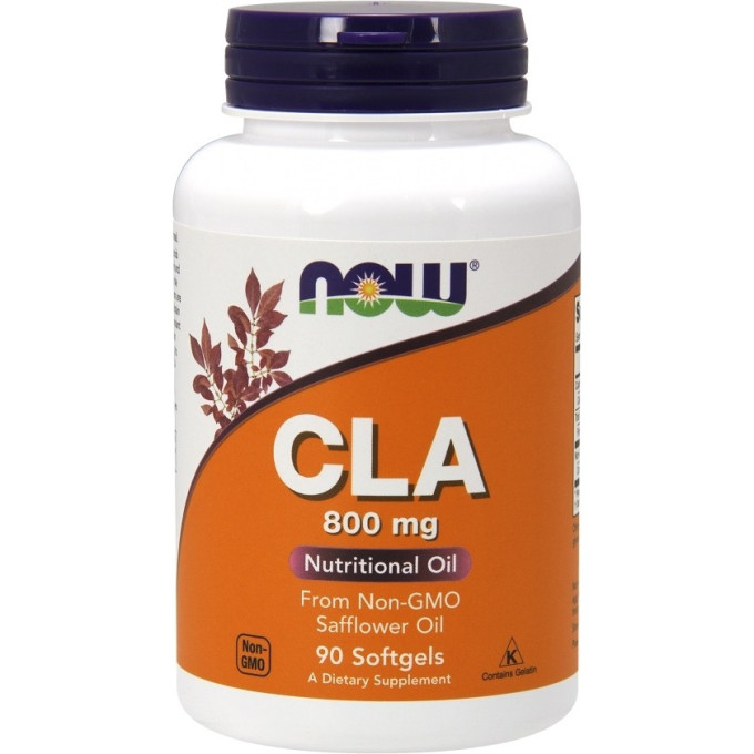 NOW FOODS CLA 800 мг - 90 капсул NS24224