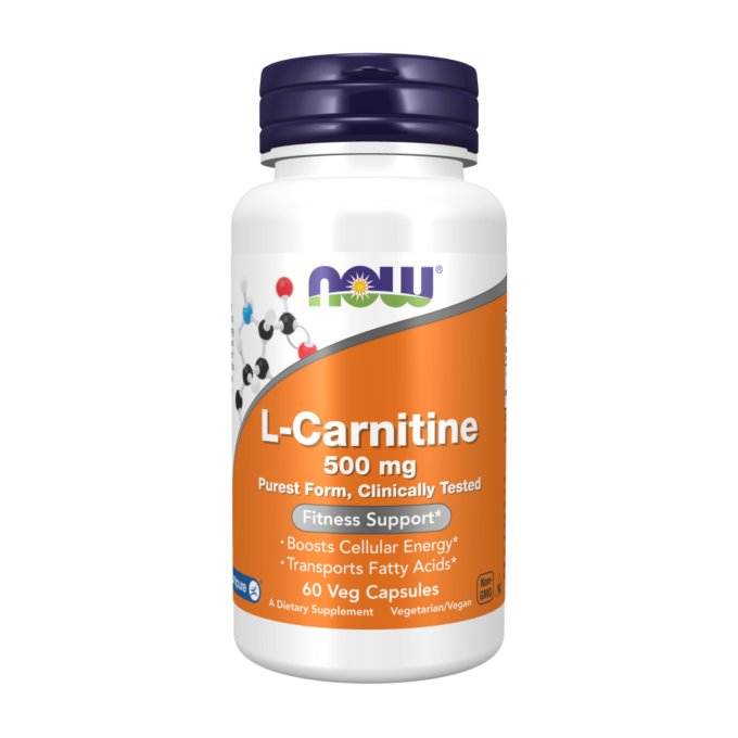 L-Карнитин NOW FOODS L-Carnitine 500 мг, 60 капсул NS7401