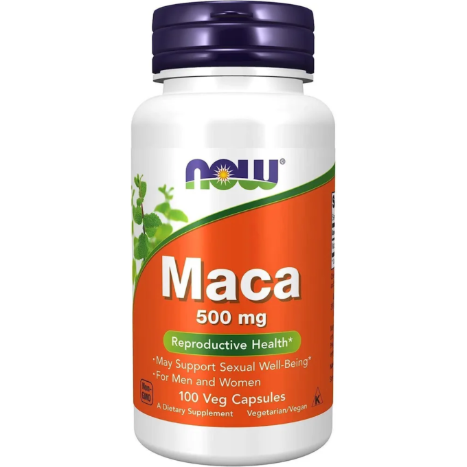 Мака NOW FOODS MACA 500 mg, 100 капсул NS26195