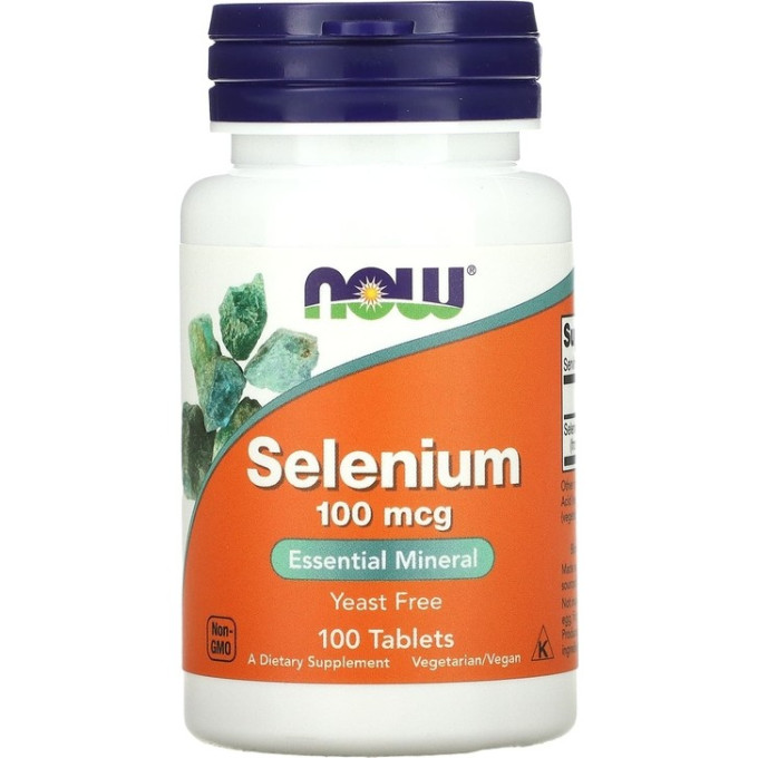 NOW FOODS SELENIUM 100 мкг - 100 таблеток NS29635