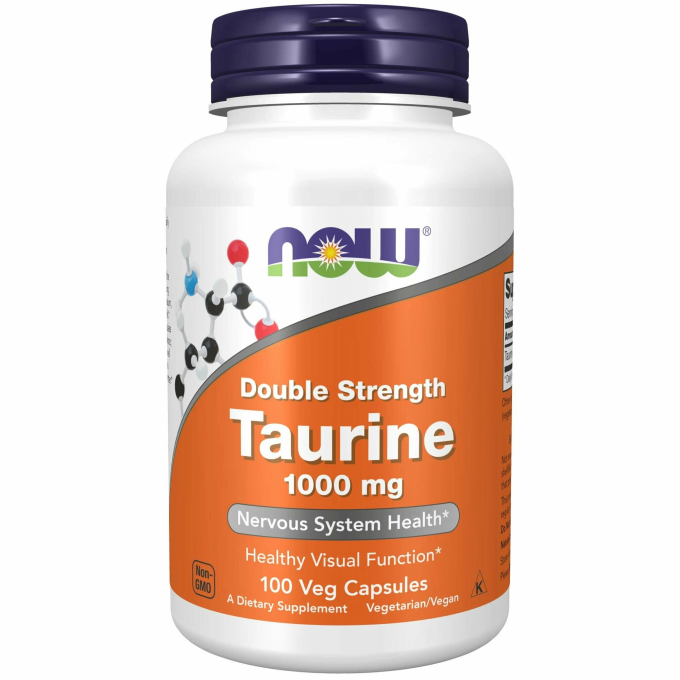 Таурин NOW FOODS TAURINE 1000mg 100 капсул NS29645